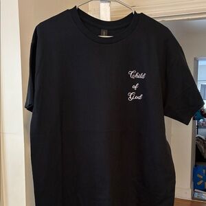 Gildan Black 'Child of God' Short Sleeve Tee Romans 12:2